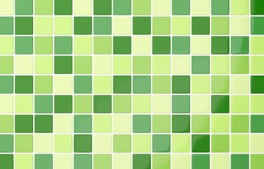 背景素材_タイル_レンガ_緑