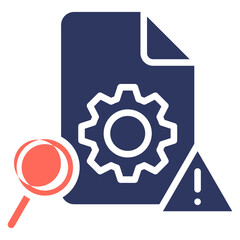 Identify Problem glyph color icon