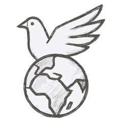 Illustration of Peace Logo