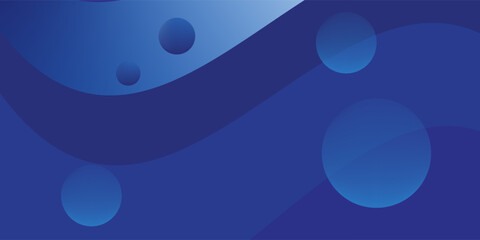 Liquid color background design. Blue elements with fluid gradient. Dynamic shapes composition. Eps10 vector