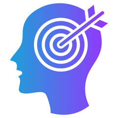 Potential glyph gradient icon