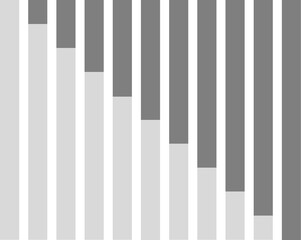 棒グラフのグラフィック素材イラスト