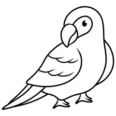 parrot bird animal icon