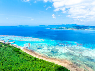 竹富島・竹富東港（沖縄県竹富町）