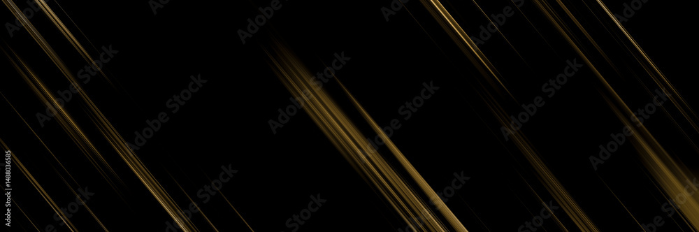 Poster abstract black and gold are light with white the gradient is the surface with templates metal texture soft lines tech diagonal background gold dark sleek clean modern.