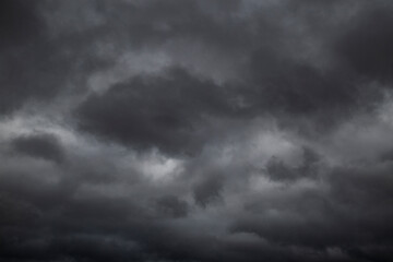 Thunderclouds over the lake, natural background