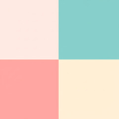 Fototapeta premium Monochrome line drawing with geometric color block splicing. Scandinavian muted colors and a flat vector aesthetic create a clean, modern design.