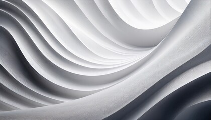 Obraz premium abstract white background with graphic curve lines