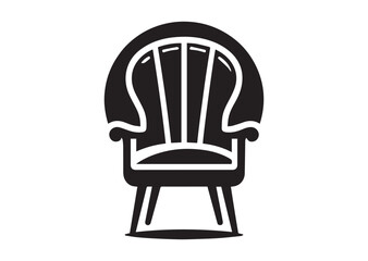 Chair Icon, Chair Silhouette Vector