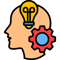 Implement Solution lineal color icon