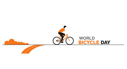world bicycle day illustrations, vector arts
