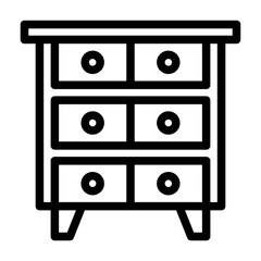 icon pack related to household appliances, home equipment, furniture, drawers, cupboards and kitchen sets
