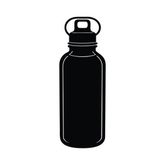 Reusable Water Bottle Vector Graphic