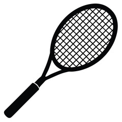 Tennis Racket  A Classic Sports Icon - Vector Illustration