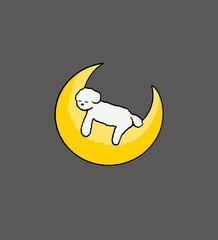 the dog that slept on the moon