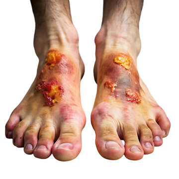 Severe Foot Burns: Treatment & Symptoms