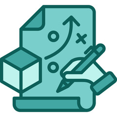 Planning solid icon