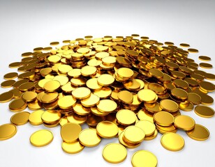 pile of golden coins