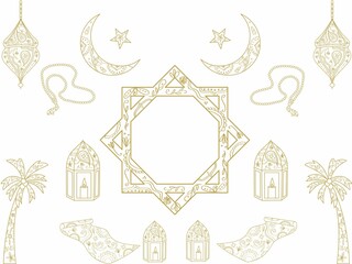 set of vintage frames