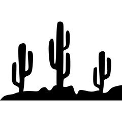 Cactus Silhouette Design