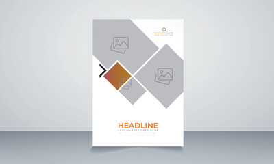 Creative corporate annual report brochure book cover design set

