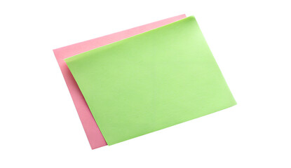 colorful sticky notes isolated on white background. PNG Transparent file type with high definition quality And vibrant color grading Available.