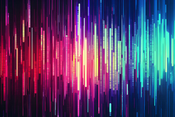 Future technology, the intersection of luminous lines and the collision of speed and power technology background
