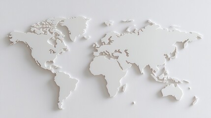 World Map Relief