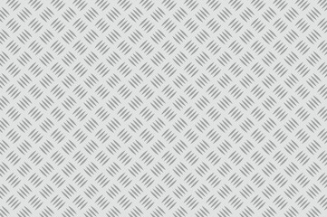 Abstract geometric texture of repeating diamond-patterned metal surface with light gray elongated ovals in grid. Minimalist industrial design, flat neutral background, seamless pattern, even lighting.