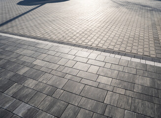  arranged paving stones parking park space
