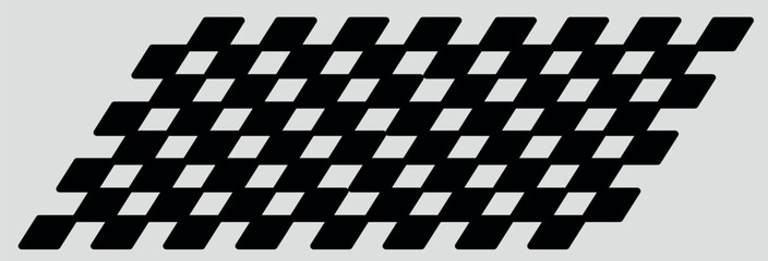 Naklejka premium Checkered Flag Background – Bold Racing Pattern for Motorsports, Events