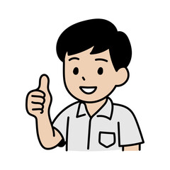 student boy Avatar people human school cartoon good thumbnail