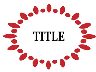 タイトル用のフレーム