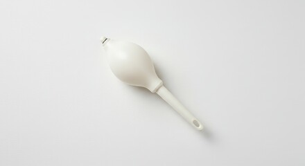 Pear-Shaped Bulb Aspirator on White Background