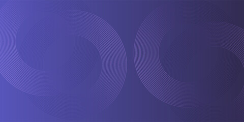 Abstract blue glowing geometric lines on dark blue background. Modern shiny blue circle lines pattern. Futuristic technology concept. Suit for cover, poster,