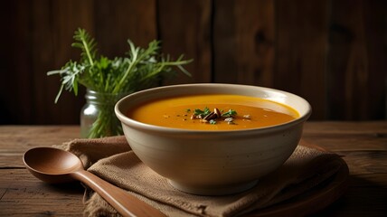 Delicious Creamy Pumpkin Soup Recipe A Healthy Comfort Food Perfect for Any Season.