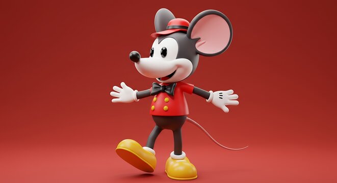 Cartoon mouse character illustration