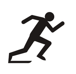 running man silhouette