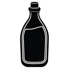 cleaner element isolated cleaning solution bottle on white background