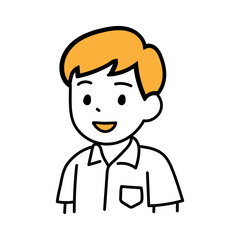 student boy Avatar people human school cartoon smile