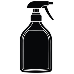 cleaner element isolated disinfectant bottle on white background