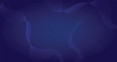 Abstract dark gradient background featuring neon curved lines for modern posters, presentations, web or UI design use.

