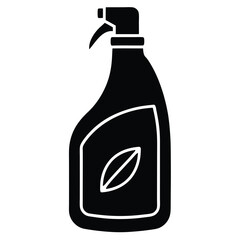 cleaner element isolated eco friendly cleaner bottle on white background