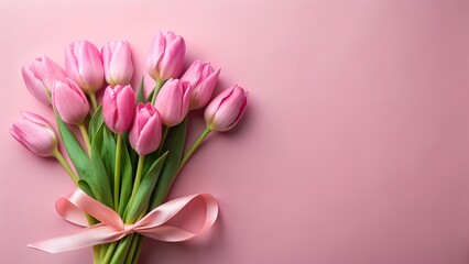 Pink Tulips Bouquet