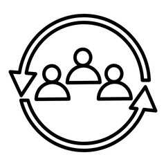 Interaction free icon