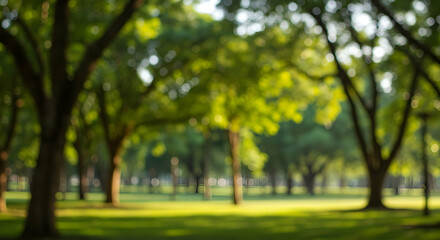 blurred,  bokeh,  green, Blurred Green Park Background