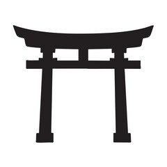 Torii Gate Silhouette