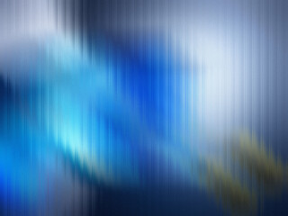 Ribbed glass texture. Abstract blurred grainy dust noise gradient background texture. Digital grain soft noise effect pattern. Blue glass like fluted corrugated grainy rough blurred backdrop. 