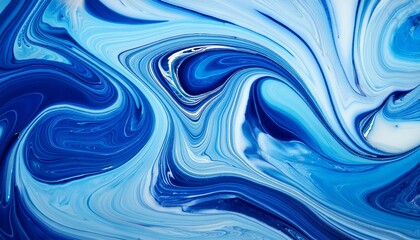 abstract blue fluid art texture