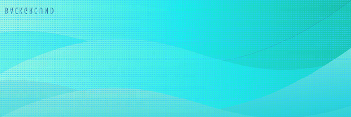 Modern blue sky gradient background with waves. vector